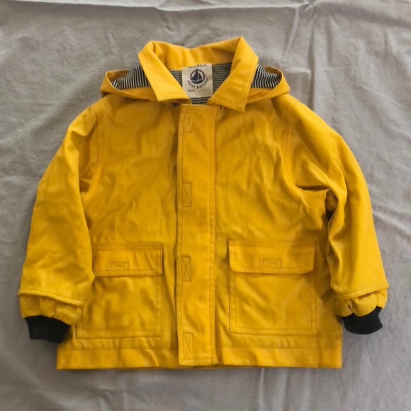 Petit Bateau Other - Petit Bateau classic yellow toddler raincoat